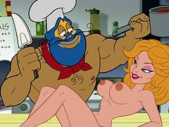 Kaksi jalka pitkä kukko aina valmis seksiä
